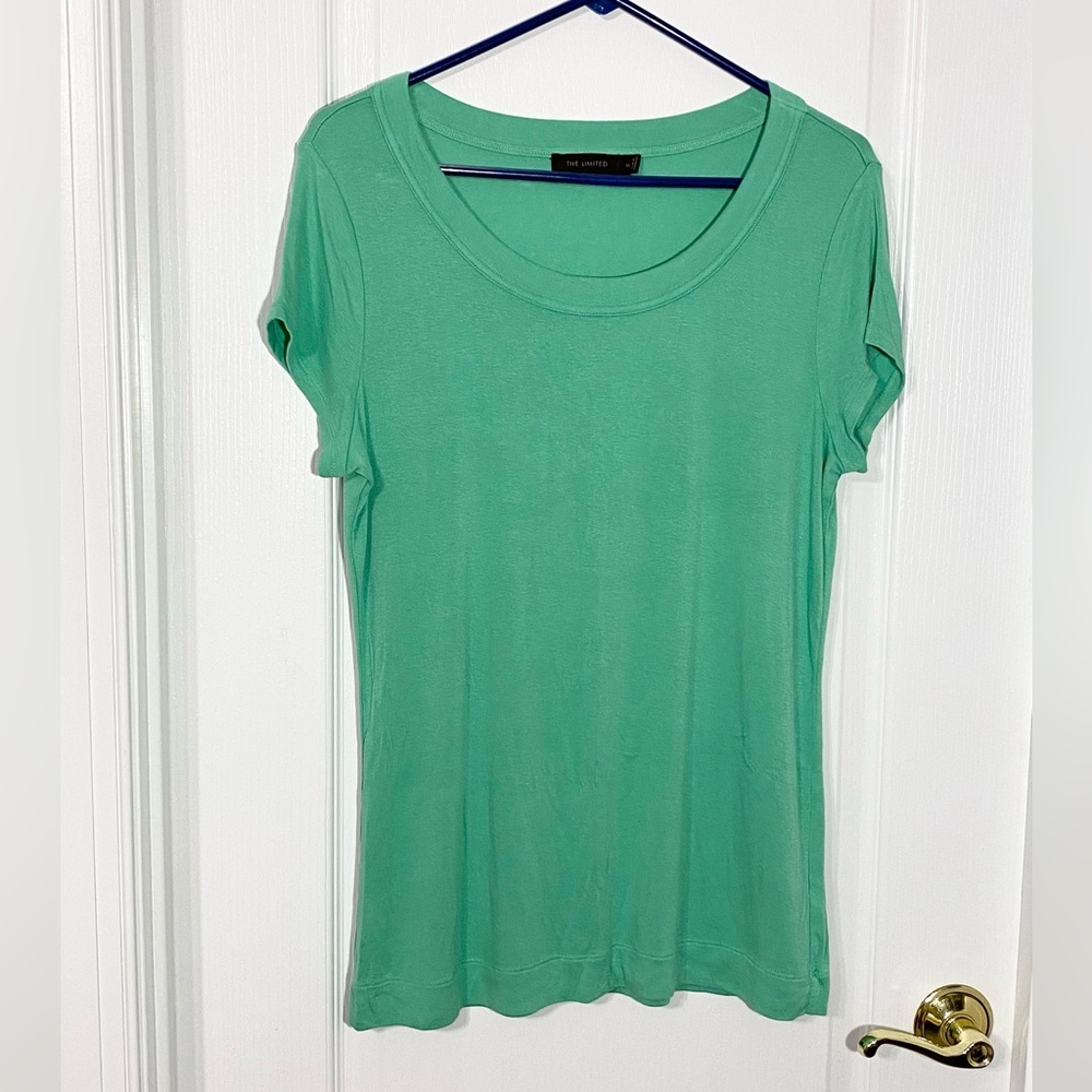 Y2K The Limited Scoop Neck Tee Mint Green XL